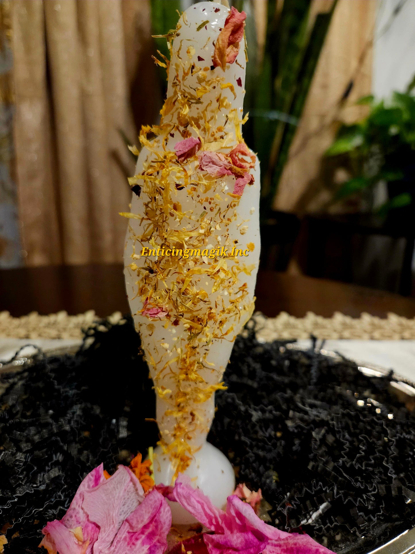 White Fixed Female Figure Candle