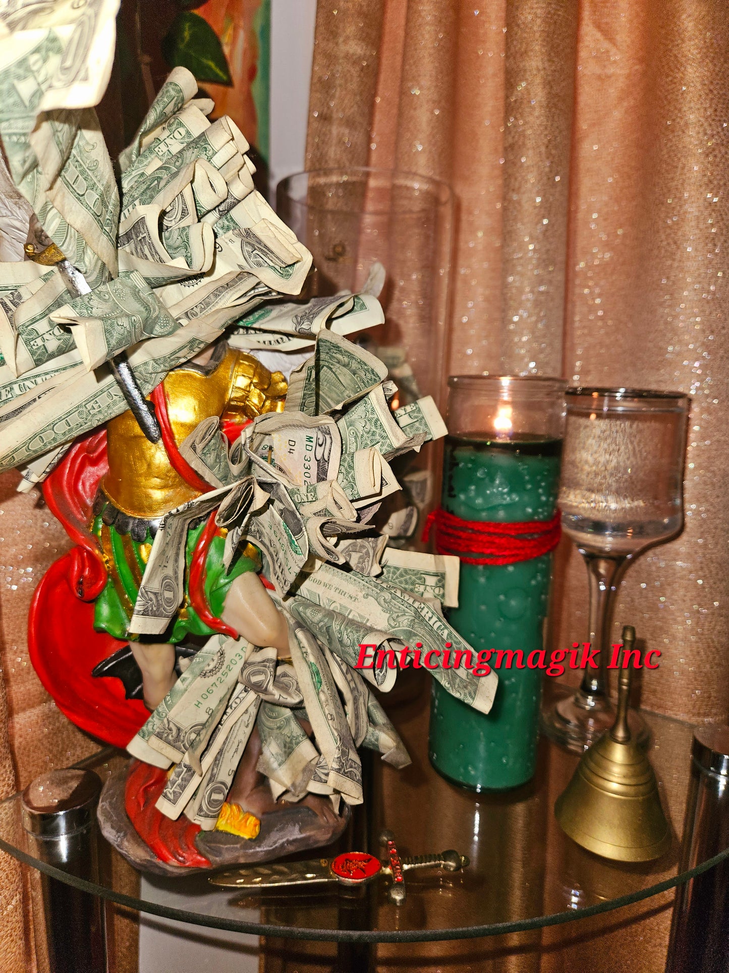 St Micheal Candle Prayer Altar