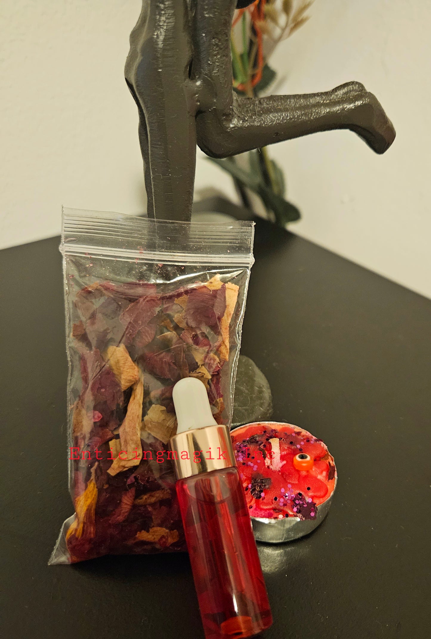 Pheromones & Aphrodisiac oil & Fixed Tea light Candle Sampler