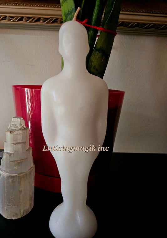 All Purpose White Figure Candle