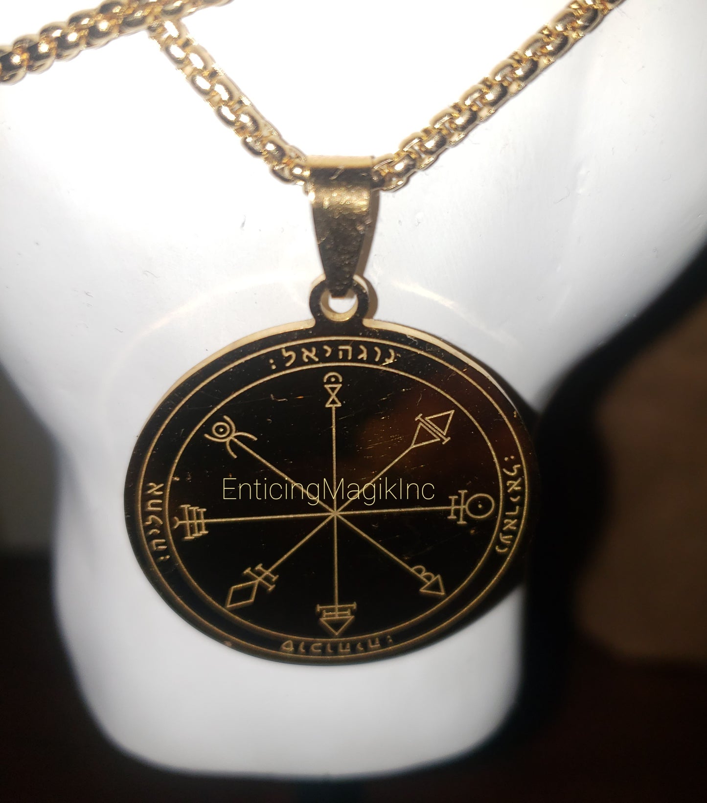 Talisman Of Protection Good Luck & Wealth Necklace