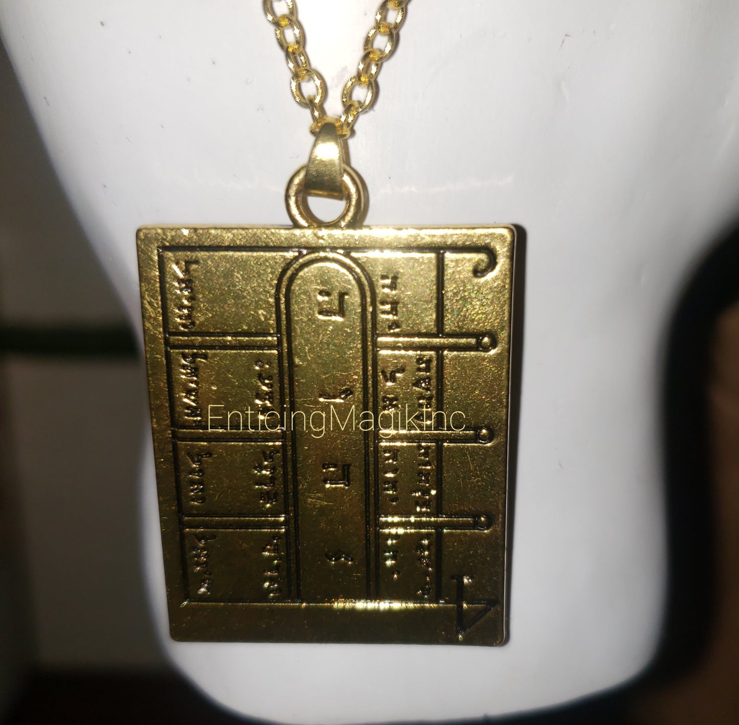 The First Pentacle Of The Moon Talismans Necklace