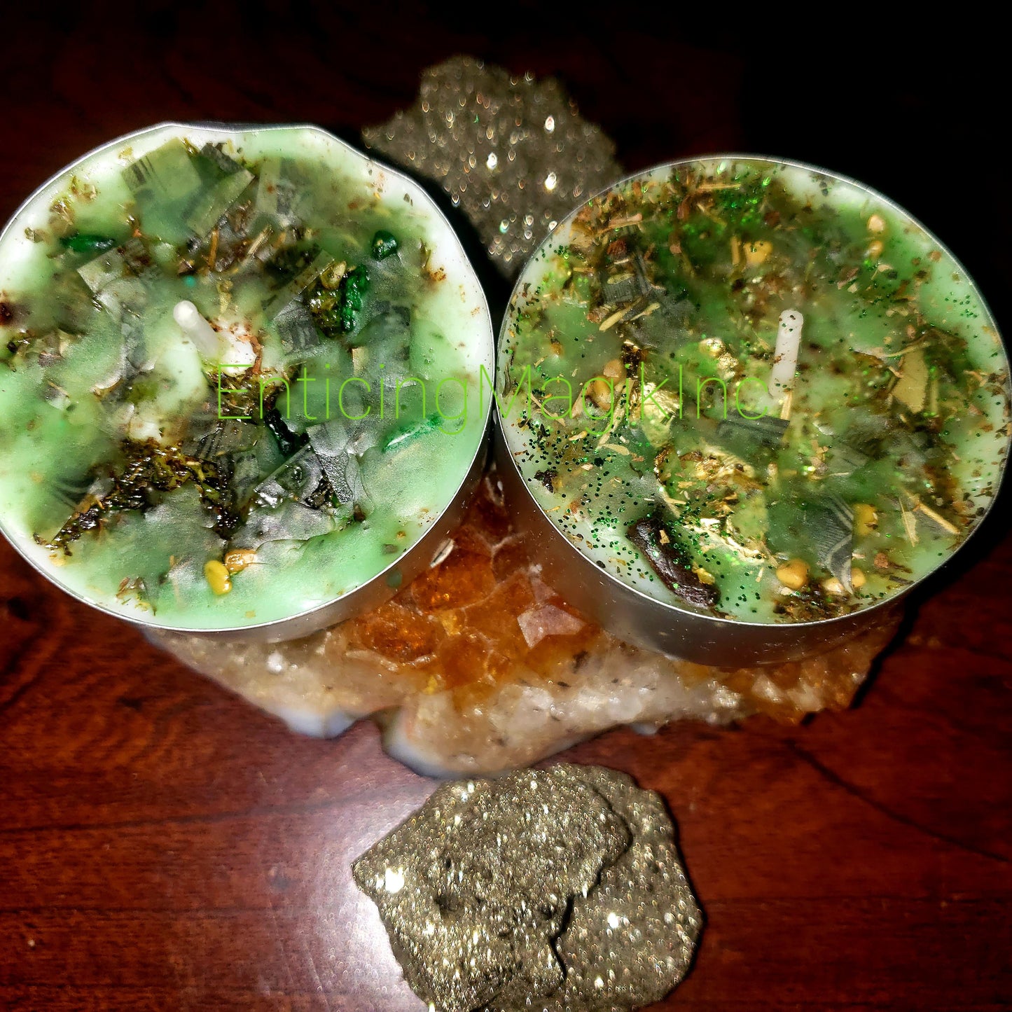 Large Fixed Money Drawing Tea Light Candles
