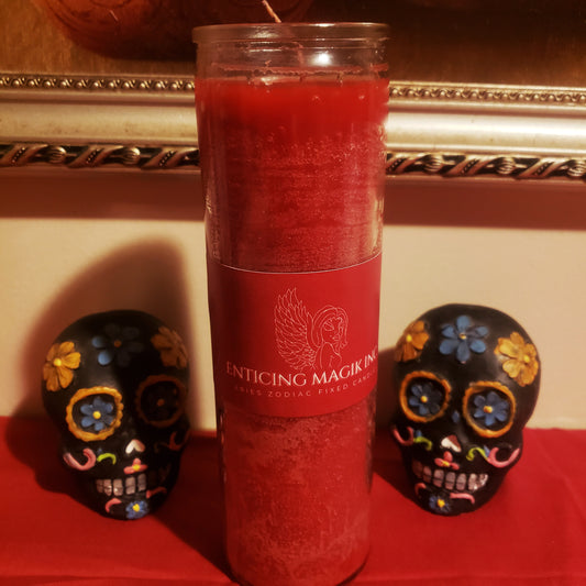 Aries Zodiac Fixed Candle