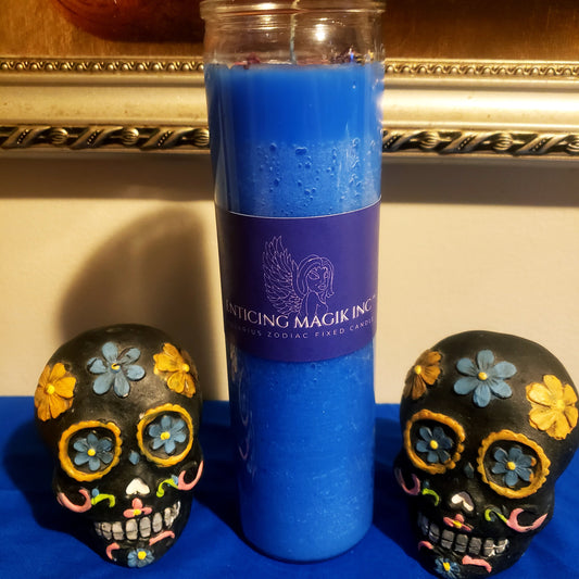 Aquarius Zodiac Fixed Candle