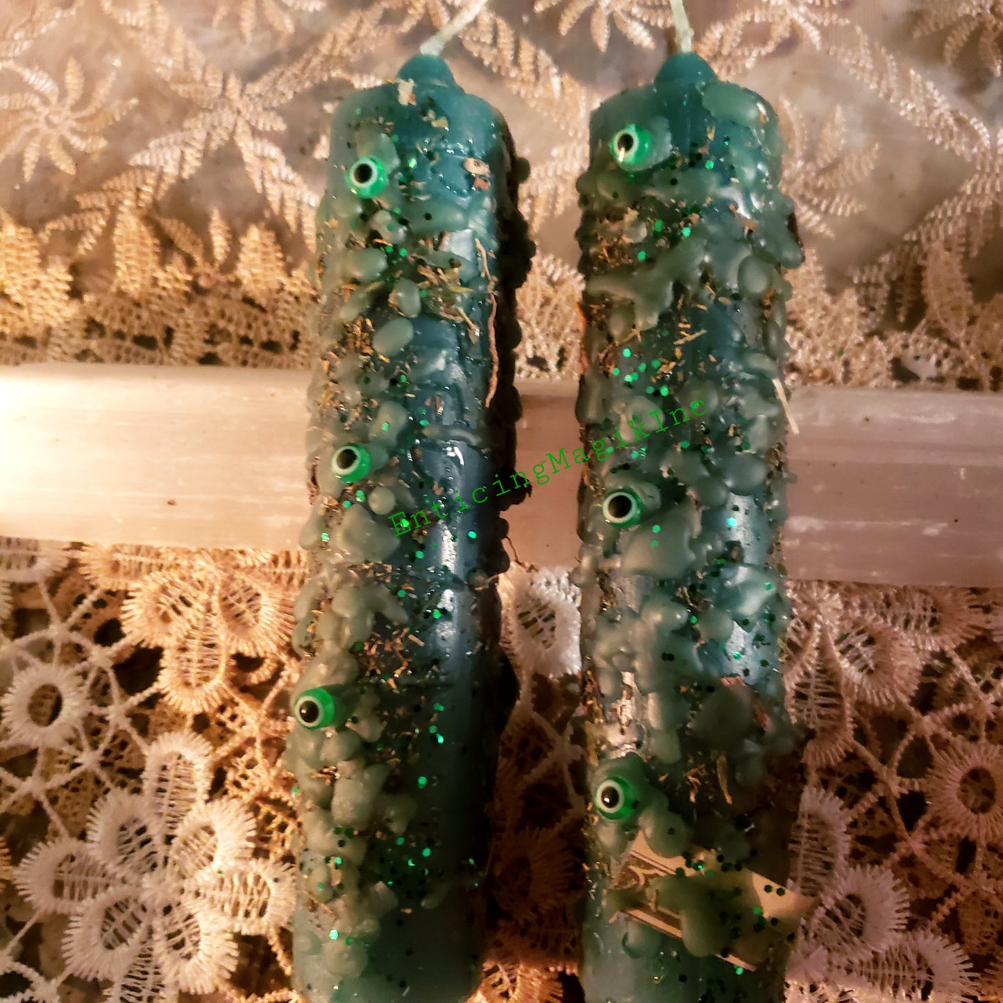 Set of 2 Money Drawing Fixed Candles