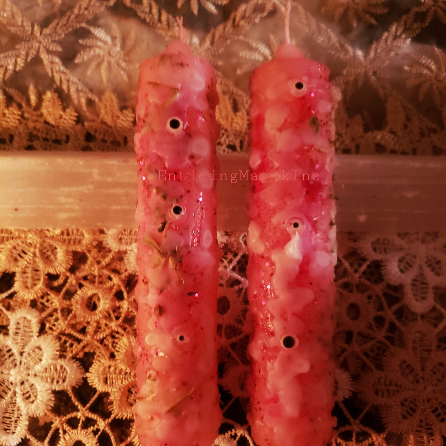 Set Of 2 Love Drawing Fixed Candles