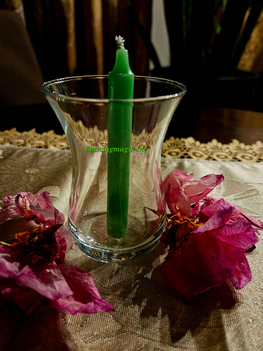 Green Chime Candle Same Day Service