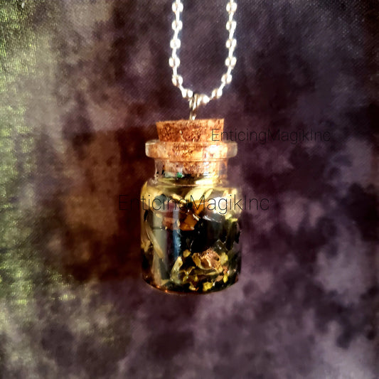 Powerful Protection Personalized Spell Jar Chain