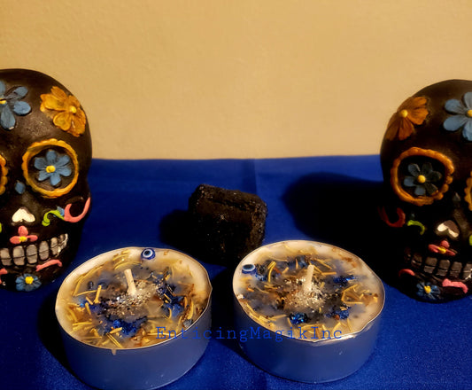 Large Evil Eye Blocker Tea Light Candles